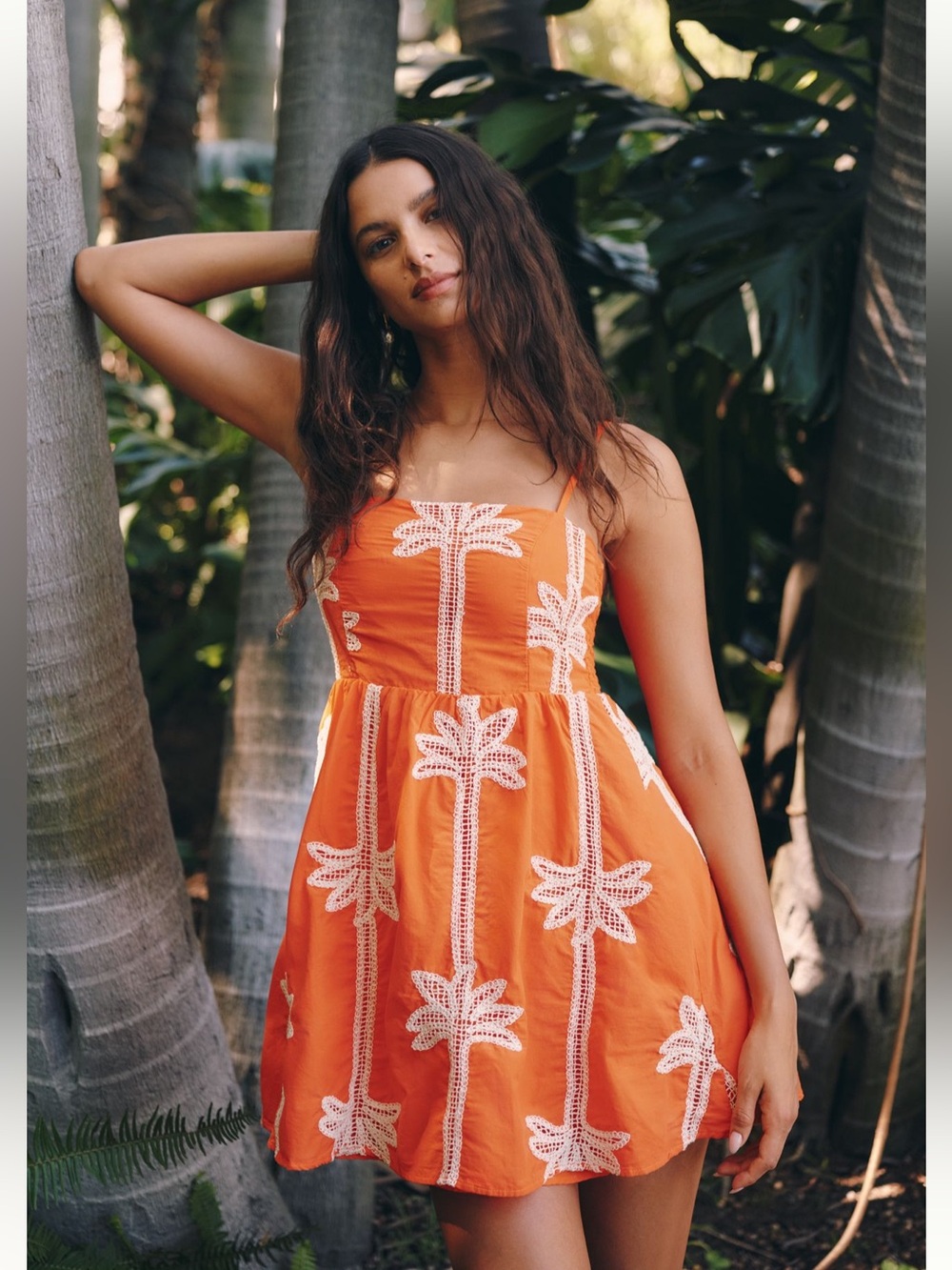 Anthropologie Maaji Emiliana Smocked Mini Dress - Sz L